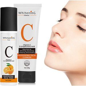 SET OF 2: Vitamin C Cleanser & Toner